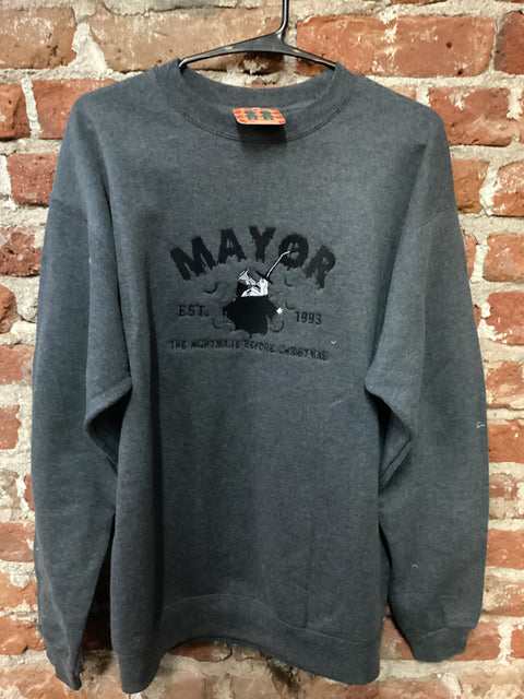 StitchnStabs Embroidered NBC Mayor Crewneck