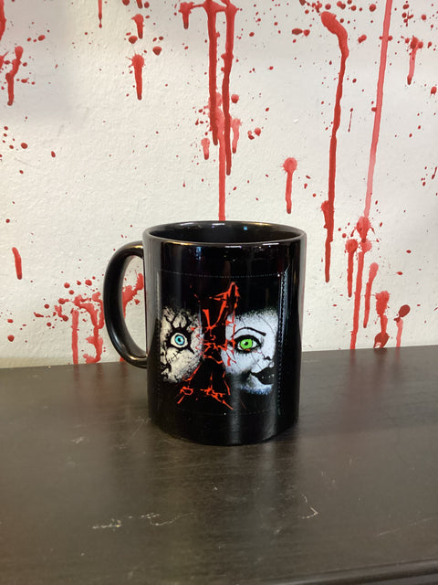 Hauntingly Familiar Chucky and Tiffany Coffee Mug