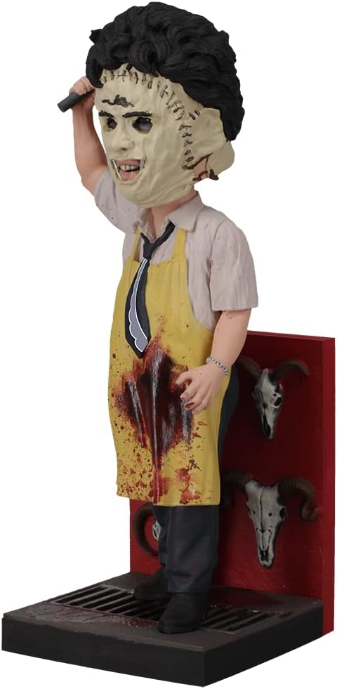 Muñeco cabezón de Leatherface de La matanza de Texas de Royal Bobbles