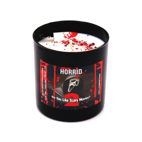 HORRID Do You Like Scary Movies? 2 Horror Candle