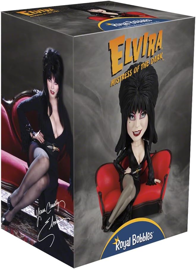 Muñeco Bobble Head de Elvira de Royal Bobbles