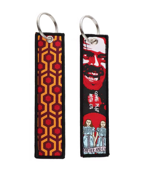 Embroidered Horror Keychain Jet Tag The Shining