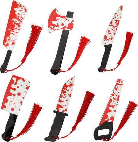 Blood Splatter Weapon Knife Bookmark