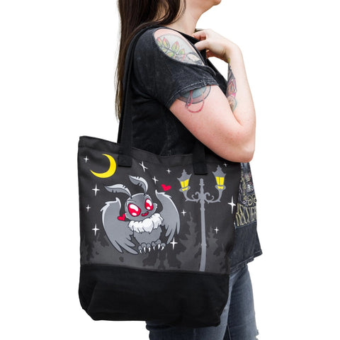 Foot Clothes Cute Mothman Tote Bag