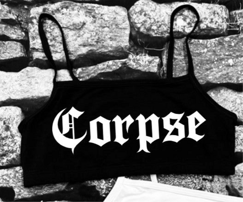 Bra Top - Corpse (Black Only)