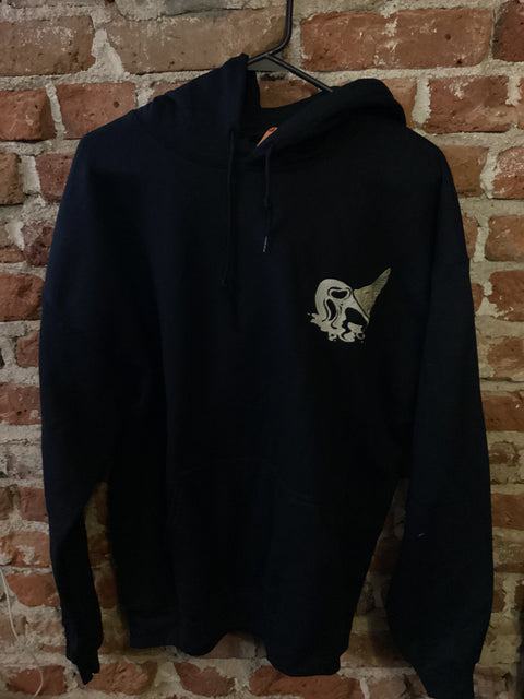 StitchnStabs Embroidered Ice Cream Ghostface Hoodie