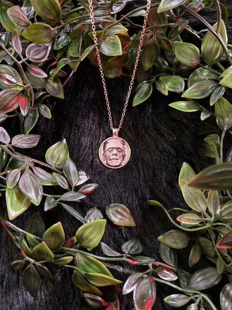 Graveyard Offerings Frankenstein Necklace