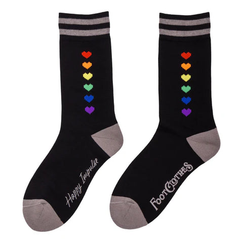 Foot Clothes Pride Pixel Socks
