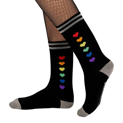 Foot Clothes Pride Pixel Socks