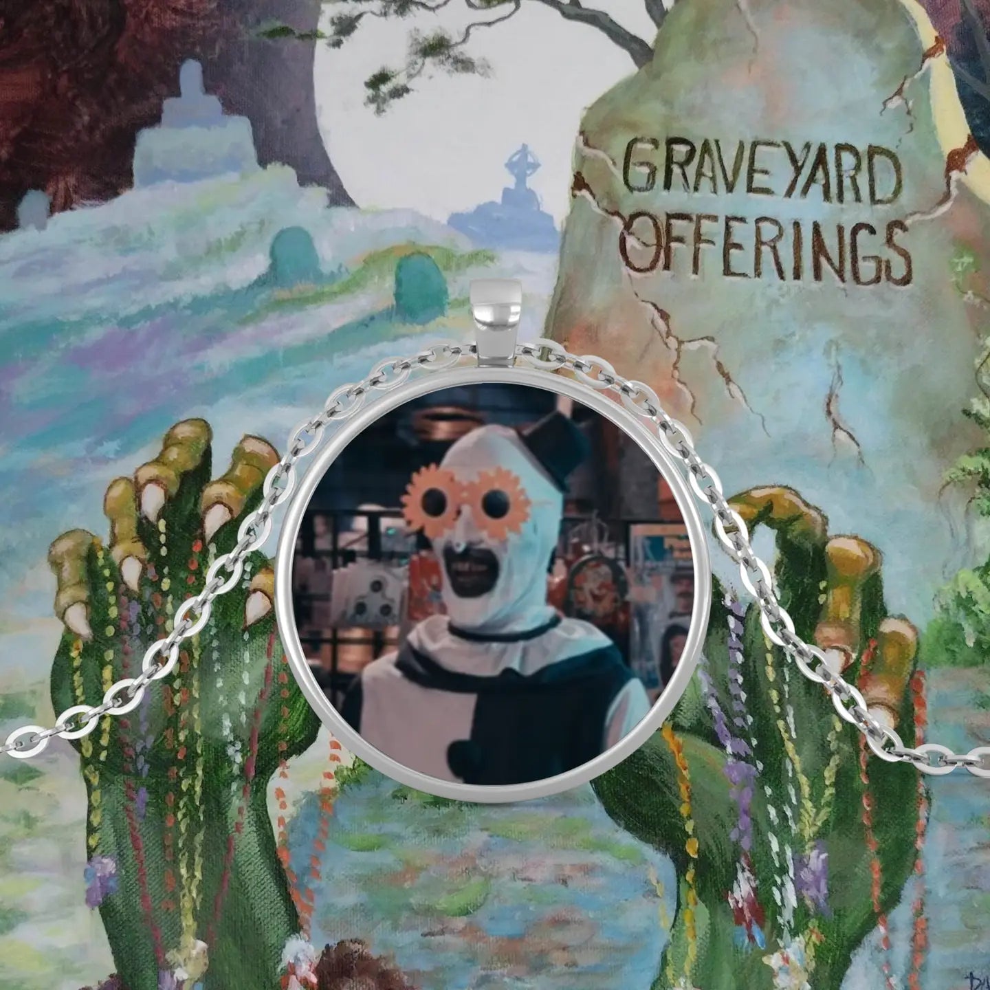 Collar Terrifier Ofrendas de cementerio