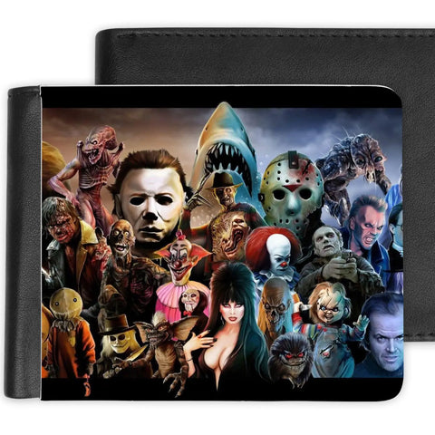 Graveyard Offerings Horror Icons Wallet
