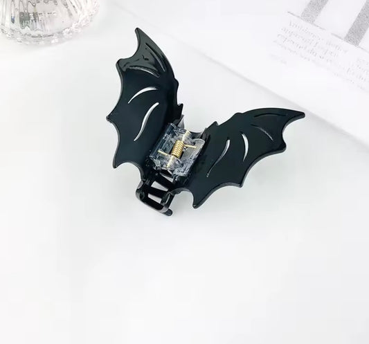 Black Bat Hair Clip
