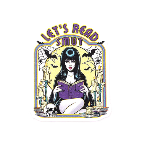 Pretty Toxic Elvira Let’s Read Smut Sticker