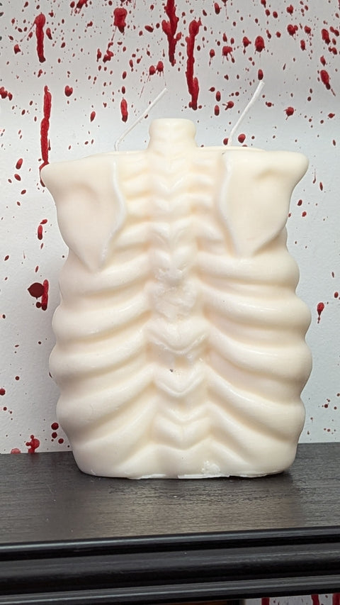 Susan Schomigs Creations: XL Ribs Wax Molded Candle