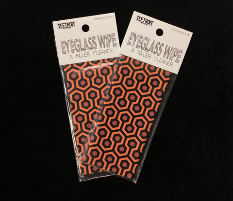 Teetroit The Shining Overlook Hotel Carpet Eyeglass Wipe