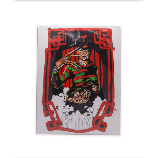 Nancran Nightmare On Elm Street Art Print