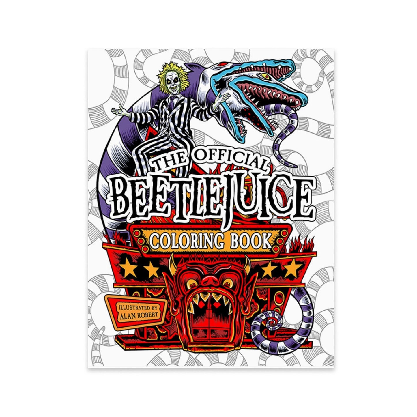 Beetlejuice El Libro Oficial para Colorear