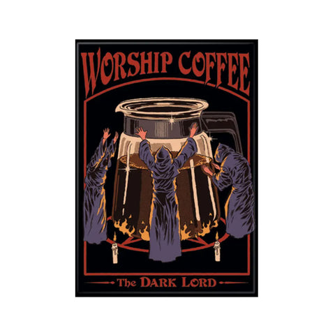 Steven Rhodes Worship Coffee Magnet