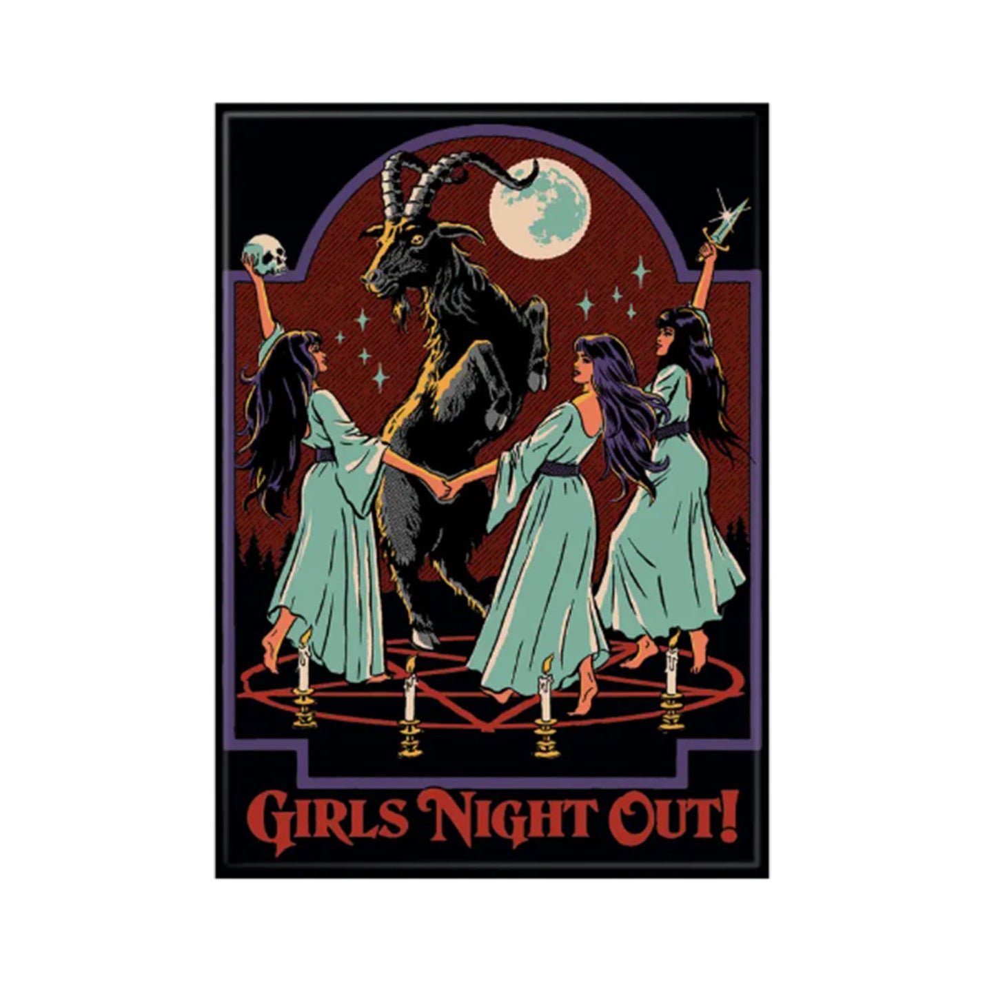 Steven Rhodes Girls Night Out Magnet