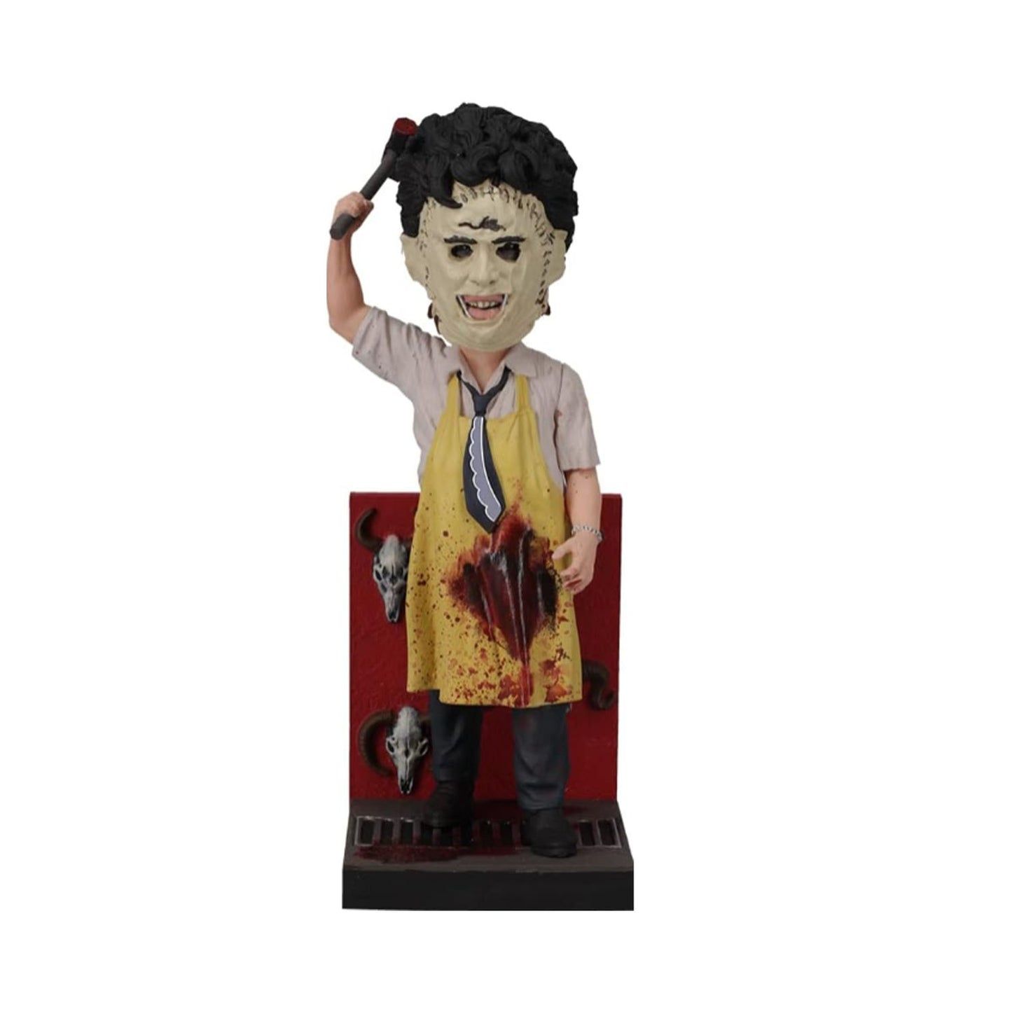 Muñeco cabezón de Leatherface de La matanza de Texas de Royal Bobbles