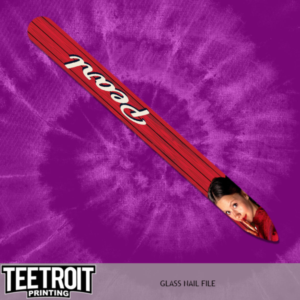 Lima de uñas de cristal perlado Teetroit