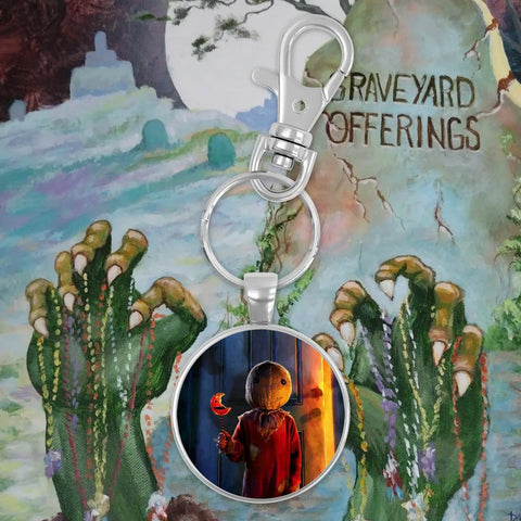 Graveyard Offerings Trick r’ Treat Keychain