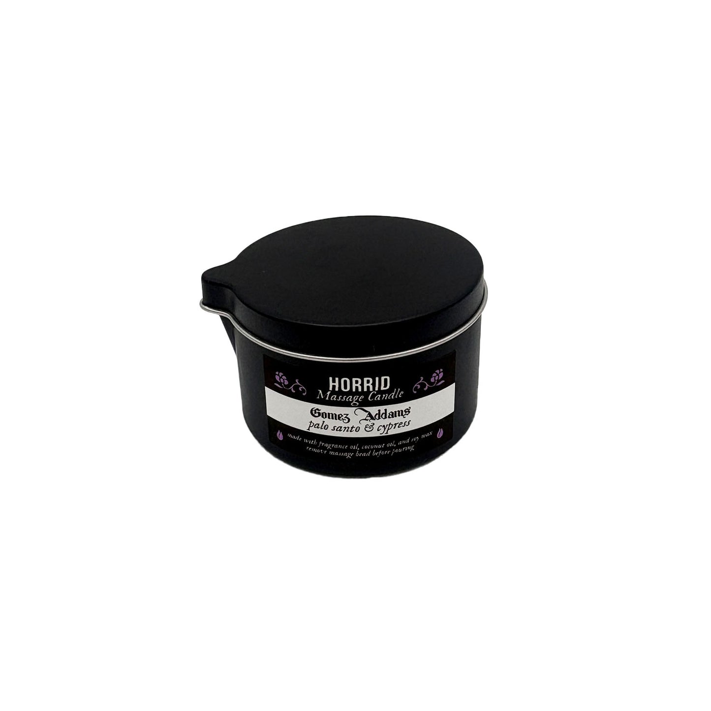 HORRID Gomez Addams Massage Candle