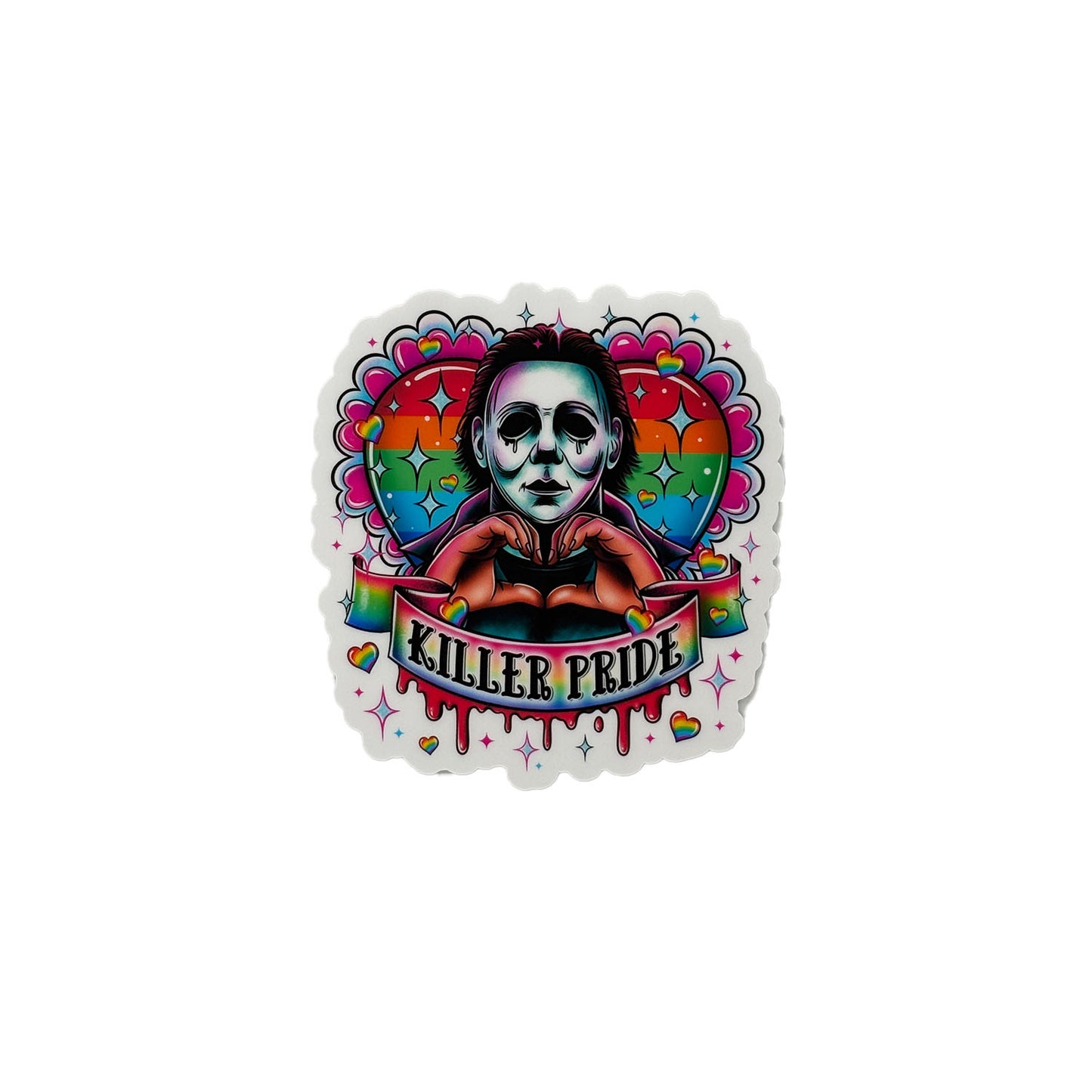 Pretty Toxic Killer Pride Halloween Sticker