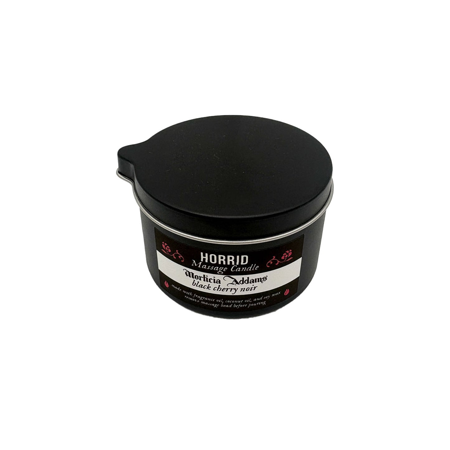 HORRID Morticia Addams Massage Candle