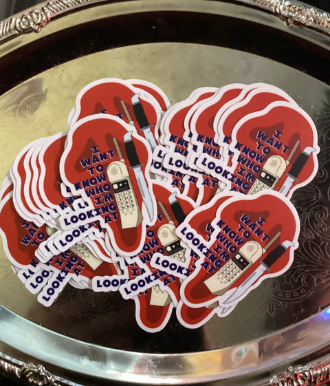 The Life You Draw Ghostface Dialogue Sticker