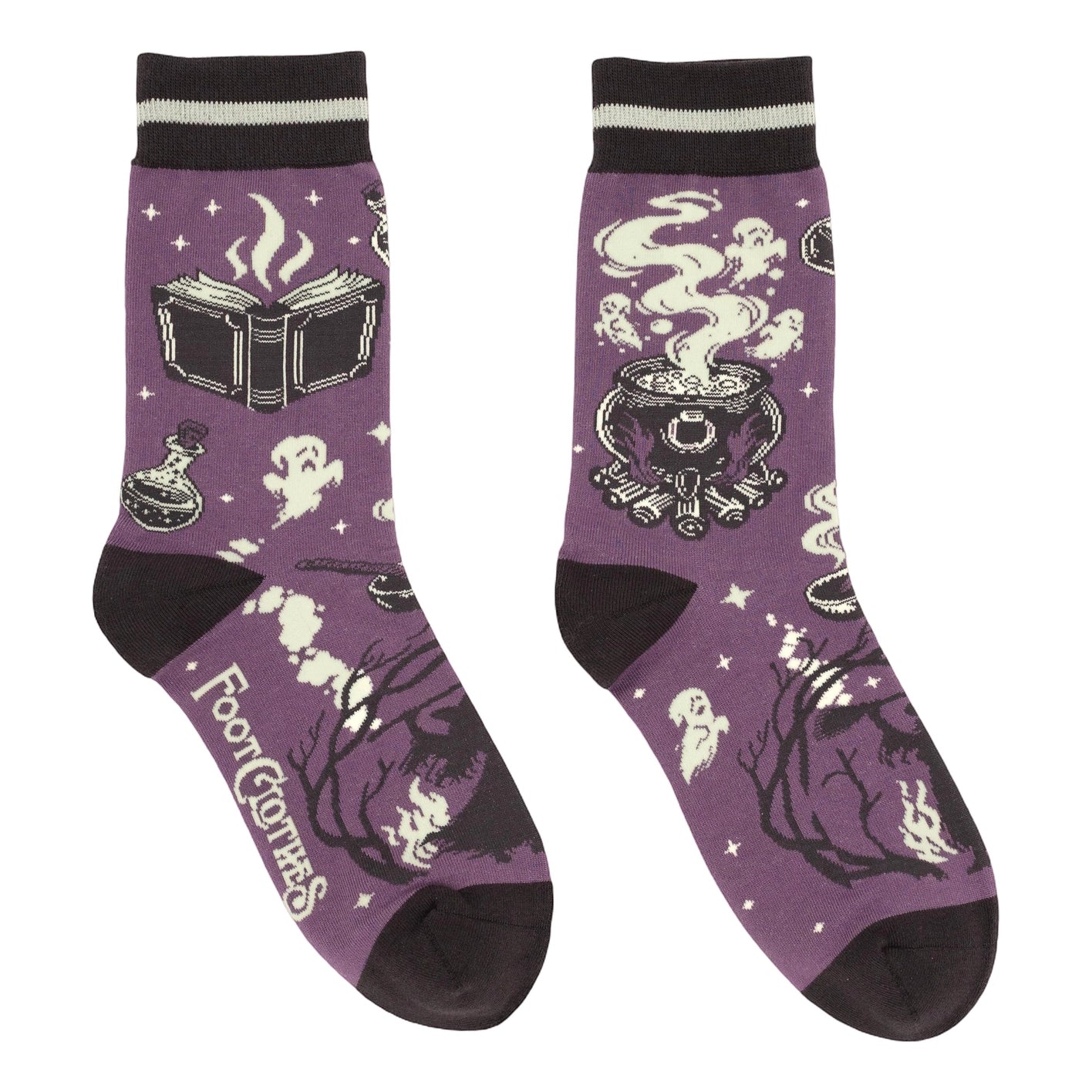 Foot Clothes The Witching Hour Crew Socks