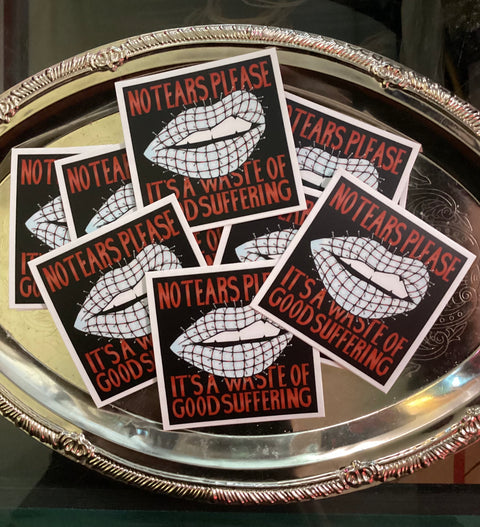 The Life You Draw No Tears Hellraiser Sticker
