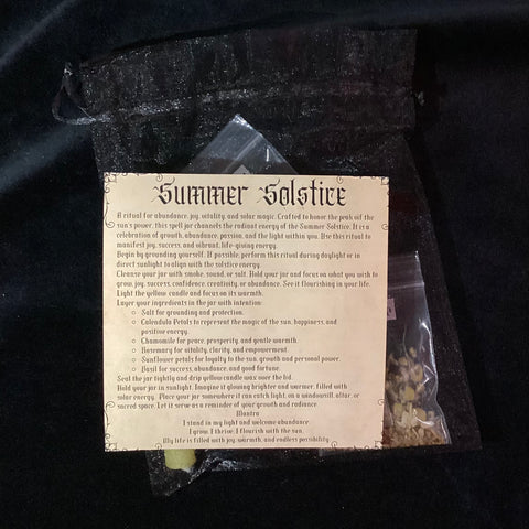Nightcrawler Summer Solstice Spell Kit