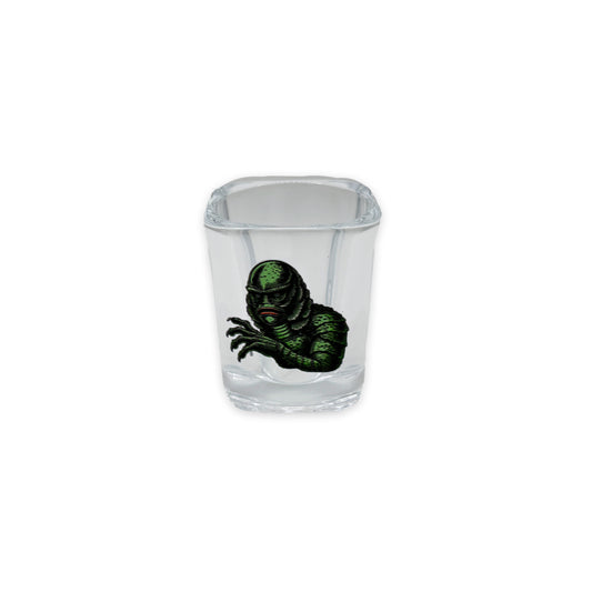 Teetroit Creature From The Black Lagoon Shot Glass