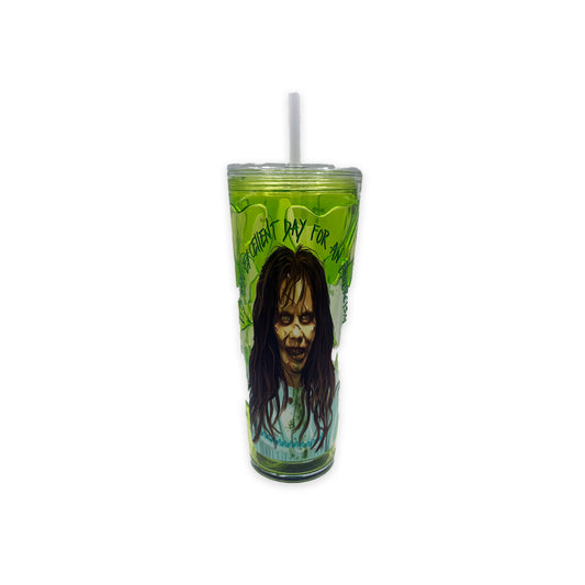 Emerald Moon Creations The Exorcist Green Liquid Tumbler