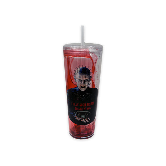 Emerald Moon Creations Hellraiser Red Liquid Tumbler