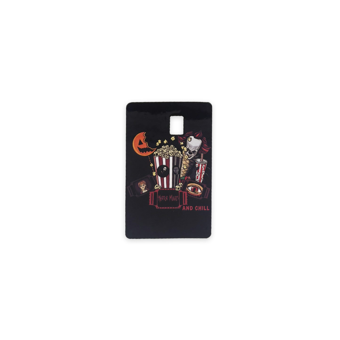 Emerald Moon Creations Horror Movies and Chill Credit Card Skin