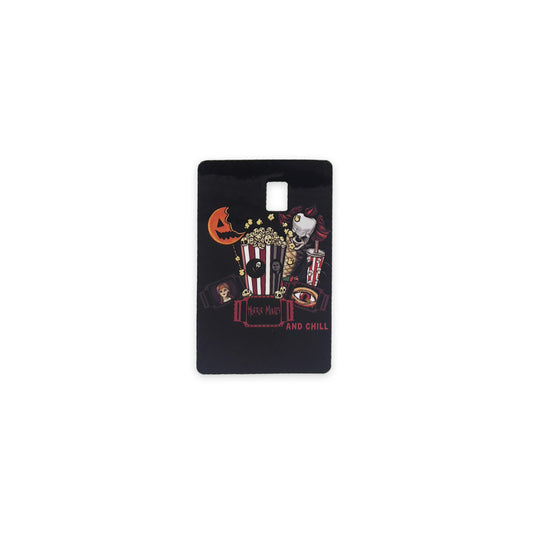 Emerald Moon Creations Horror Movies and Chill Credit Card Skin