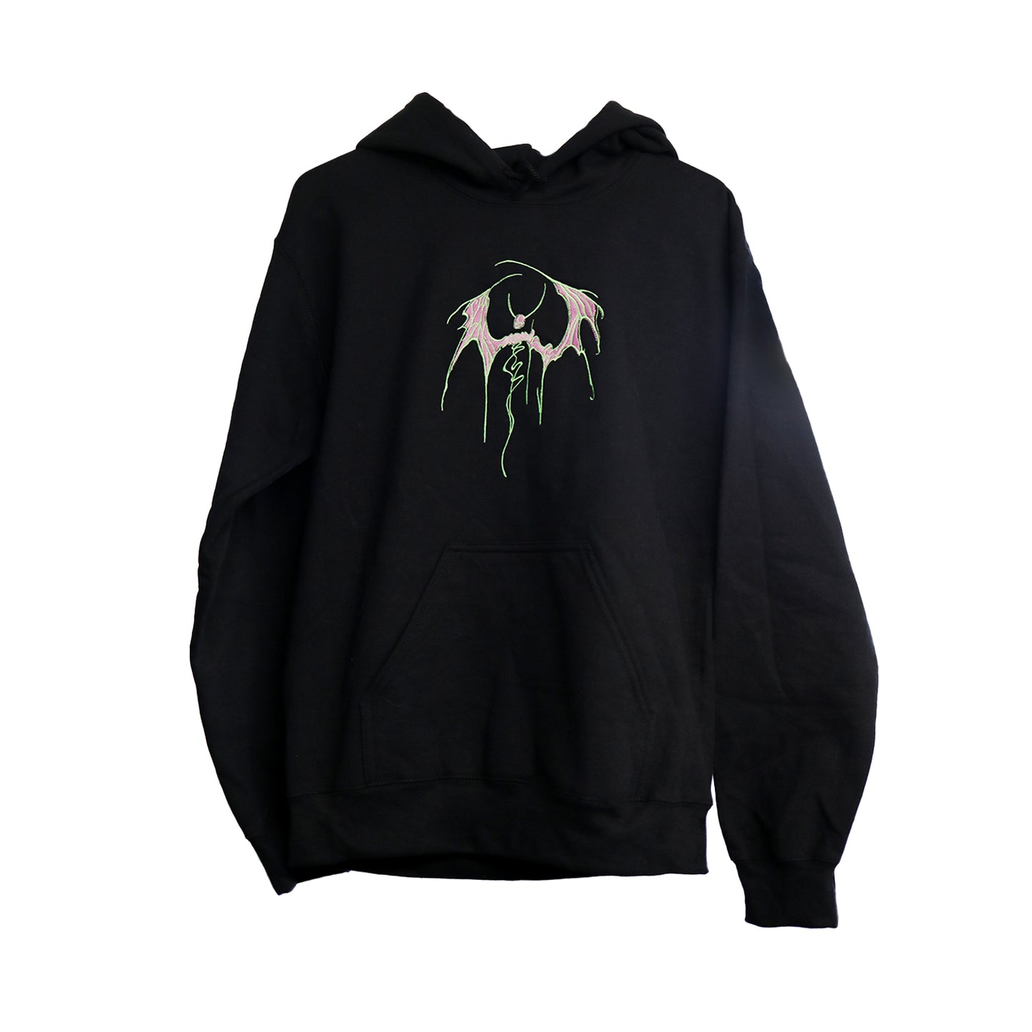 StitchnStabs Embroidered Demon Angel Hoodie