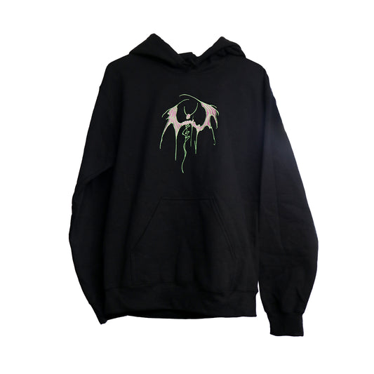 StitchnStabs Embroidered Demon Angel Hoodie