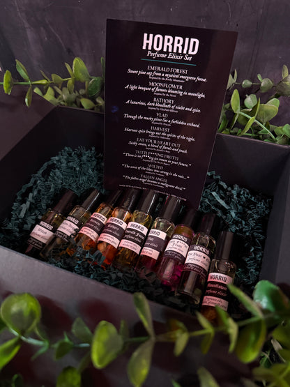 Set de regalo de elixir de perfume HORRID Apothecary