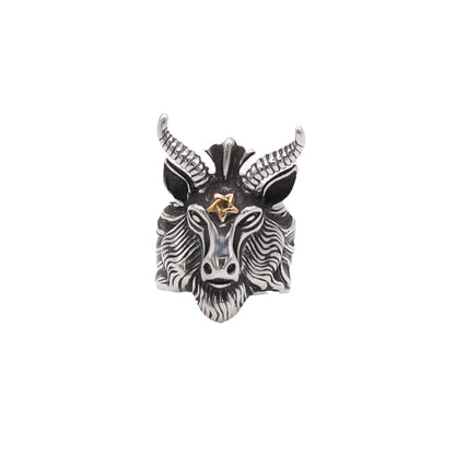 Anillo de Bafomet de Plata