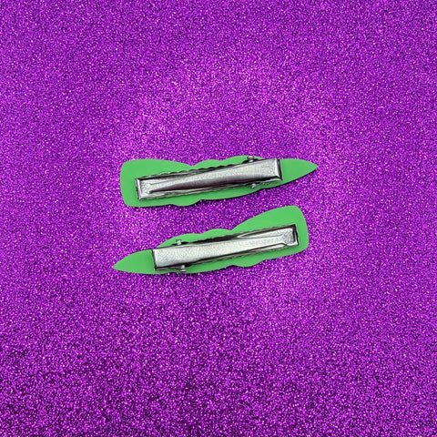 Pinza para el pelo de dedo de bruja retro de Halloween de Printy Vibes