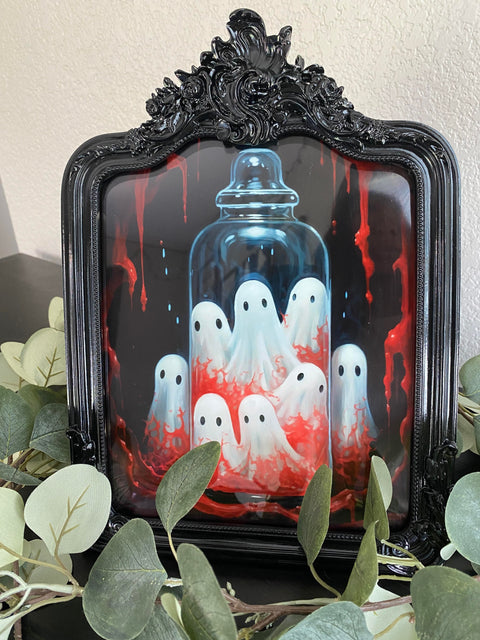 Memento Mystic Ghosts in Jar Print