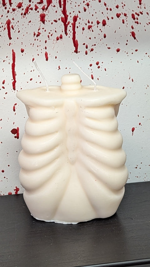 Susan Schomigs Creations XL Ribs Wax Molded Candle