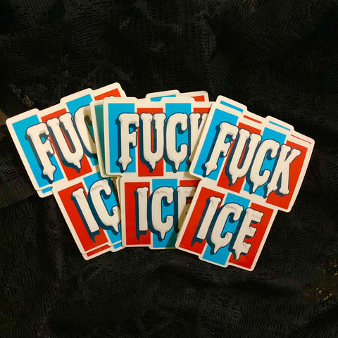Terror Talk FUCK ICE Sticker
