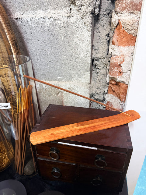 Wooden Incense Burner Holder