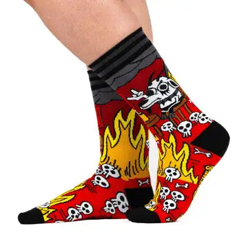Foot Clothes This is Brutal Crew Socks