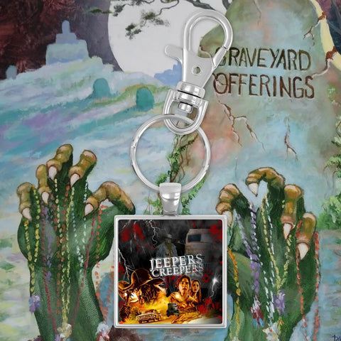 Graveyard Offerings Jeepers Creepers Keychain