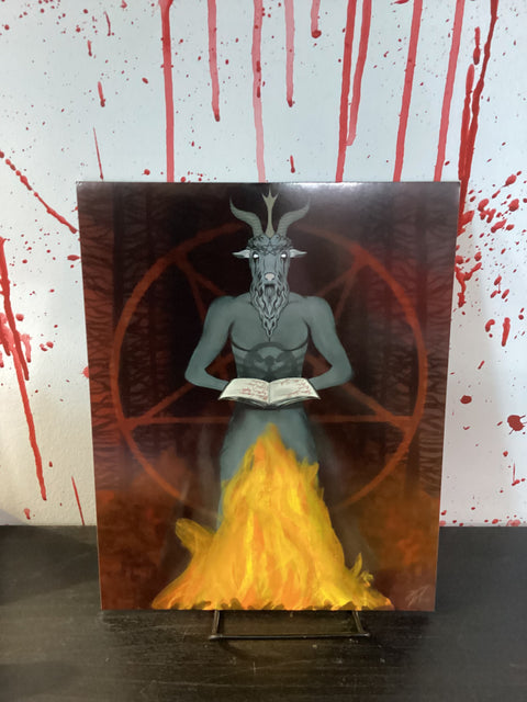 Cozy Coven Satan Print